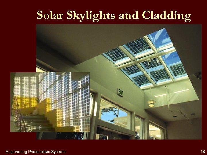 Solar Skylights and Cladding Engineering Photovoltaic Systems 18 