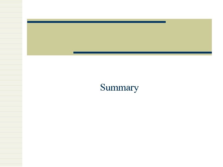 Summary 