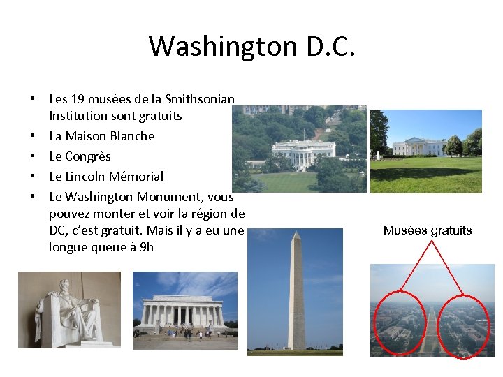 Washington D. C. • Les 19 musées de la Smithsonian Institution sont gratuits •