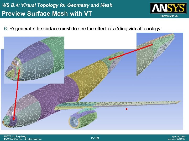 WS B. 4: Virtual Topology for Geometry and Mesh Preview Surface Mesh with VT