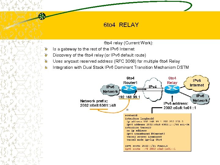 6 to 4 RELAY 6 to 4 relay (Current Work): Is a gateway to