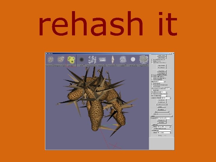 rehash it 