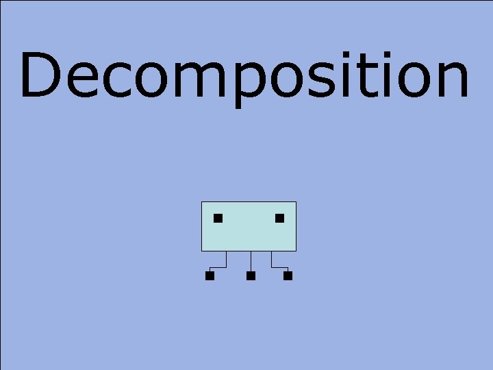 Decomposition 
