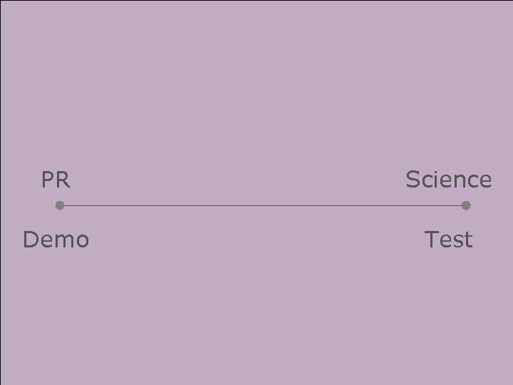 PR Science Demo Test 
