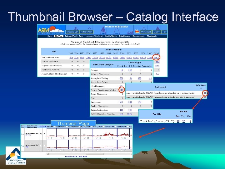 Thumbnail Browser – Catalog Interface Thumbnail Page 