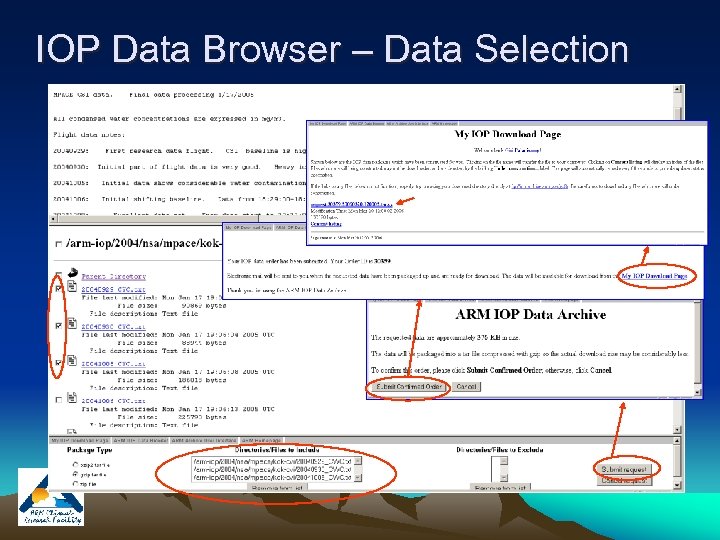 IOP Data Browser – Data Selection 