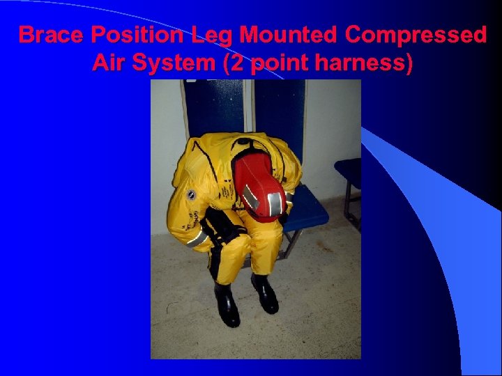 Brace Position Leg Mounted Compressed Air System (2 point harness) 