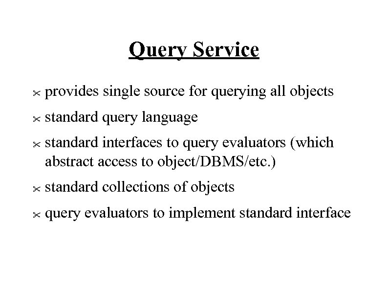 Query Service 