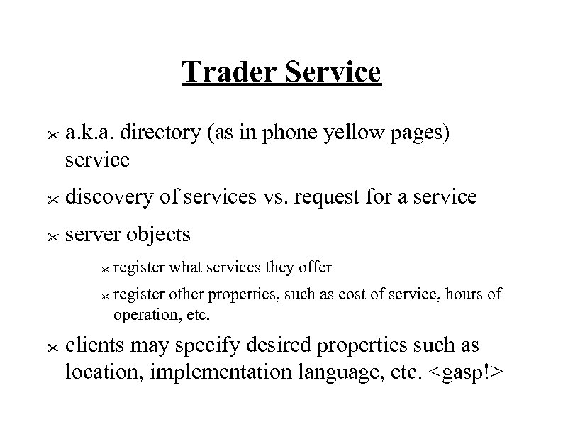 Trader Service 