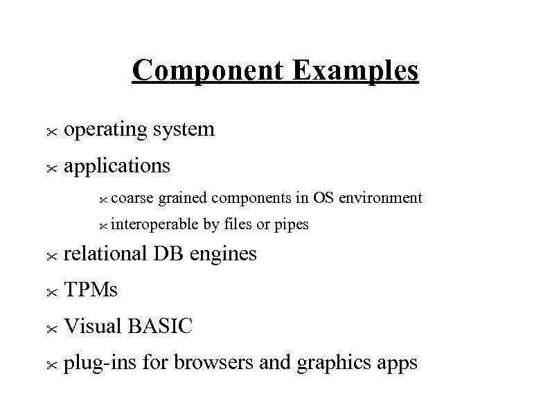 Component Examples 