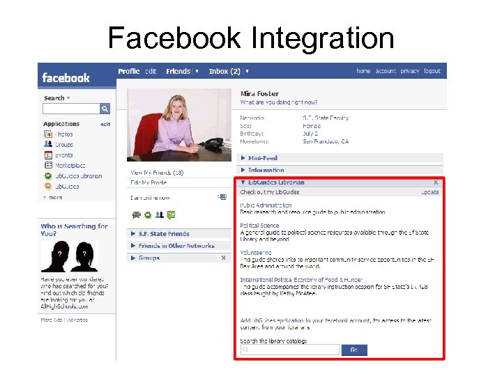 Facebook Integration 