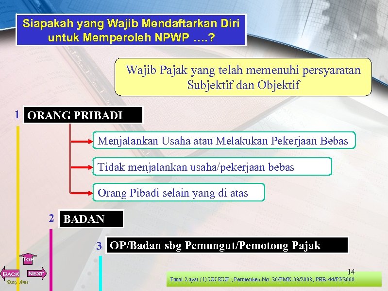 Siapakah yang Wajib Mendaftarkan Diri untuk Memperoleh NPWP …. ? Wajib Pajak yang telah