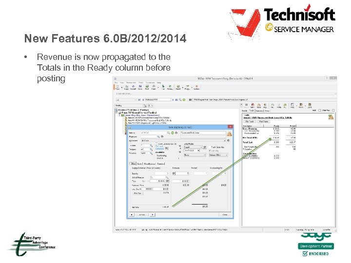 New Features 6. 0 B/2012/2014 • Revenue is now propagated to the Totals in