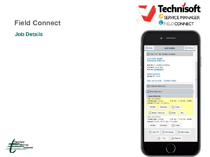 Field Connect Job Details 