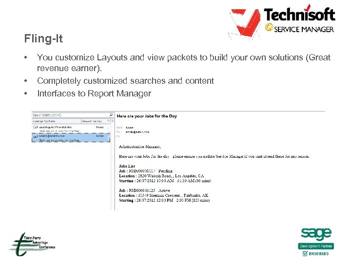 Fling-It • • • You customize Layouts and view packets to build your own