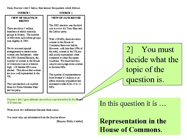Study Sources 1 and 2 below, then answer the question which follows. SOURCE 1
