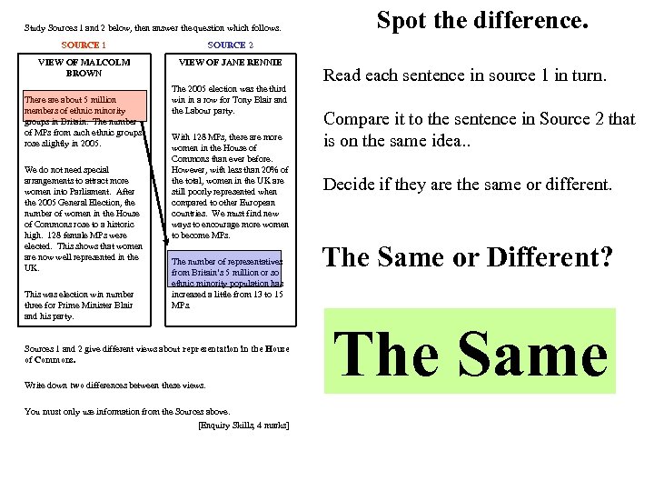 Study Sources 1 and 2 below, then answer the question which follows. SOURCE 1