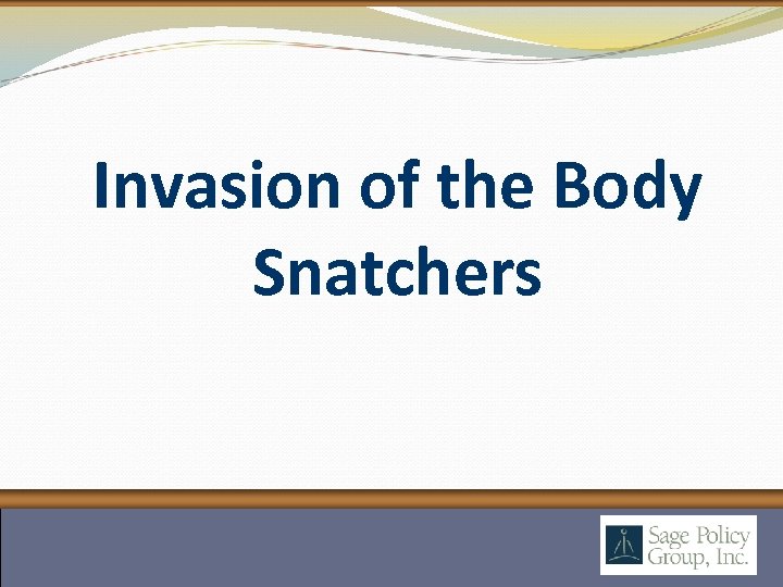 Invasion of the Body Snatchers 