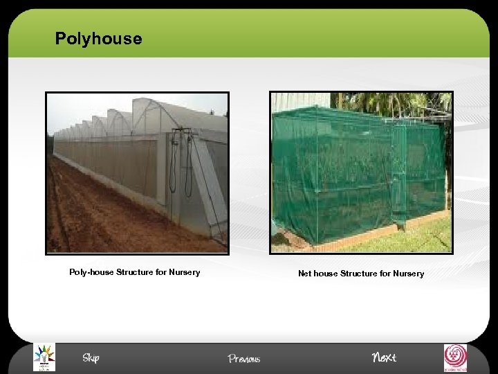 Polyhouse Poly-house Structure for Nursery Net house Structure for Nursery 