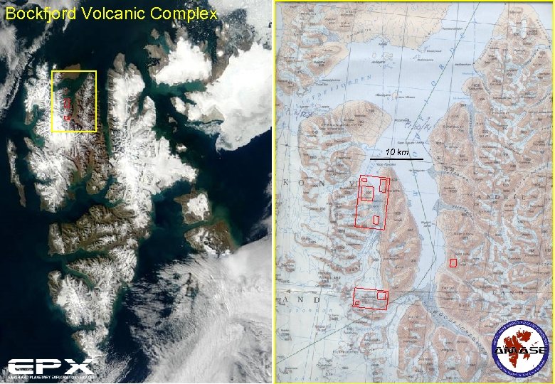 Bockfjord Volcanic Complex 10 km 