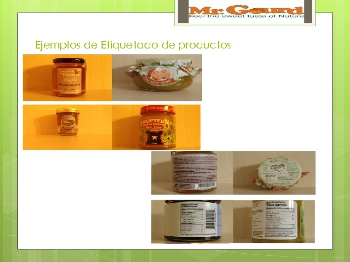 Ejemplos de Etiquetado de productos 