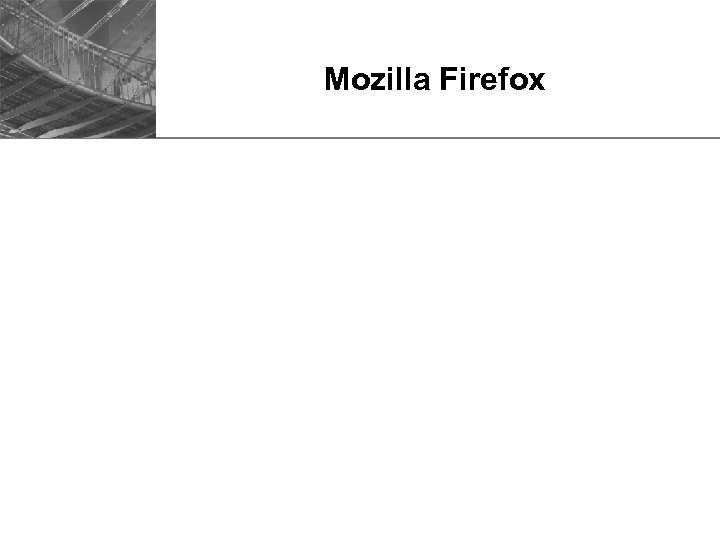 Mozilla Firefox 