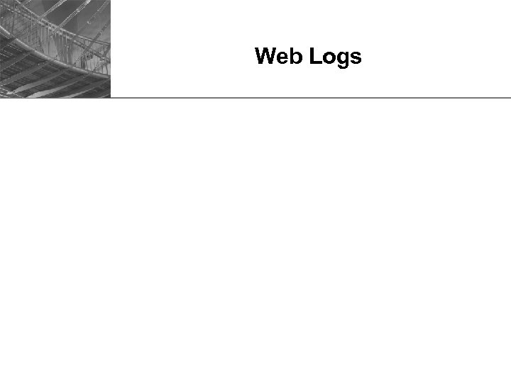 Web Logs 