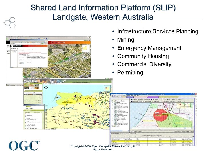 Shared Land Information Platform (SLIP) Landgate, Western Australia • • • Infrastructure Services Planning