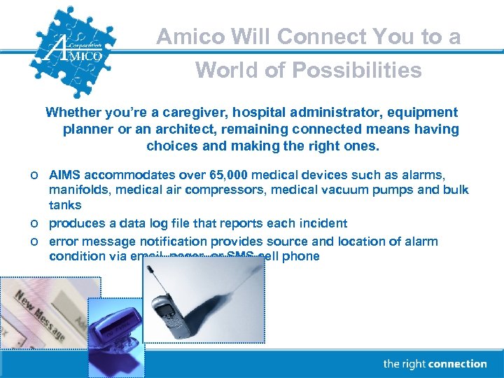 Amico Will Connect You to a World of Possibilities Whether you’re a caregiver, hospital