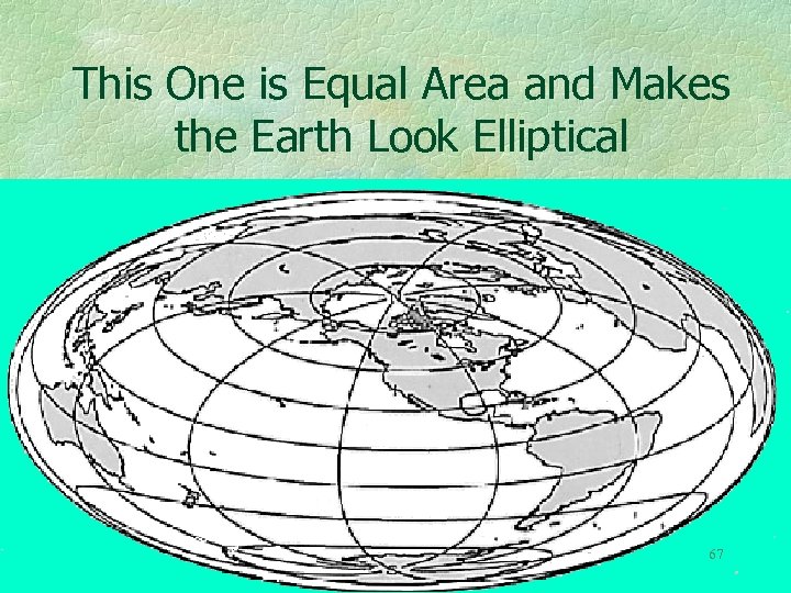 This One is Equal Area and Makes the Earth Look Elliptical 67 