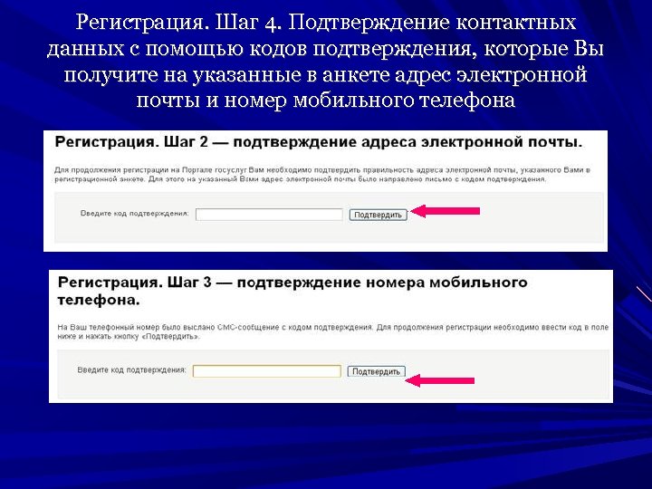 Подтверждение информации