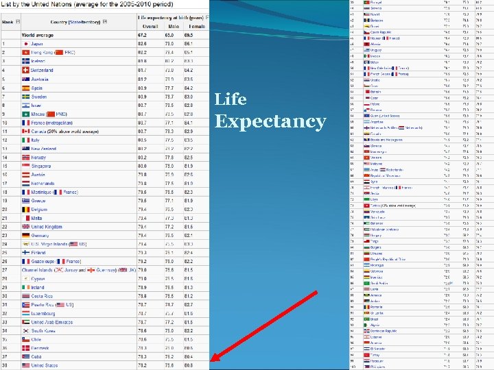 Life Expectancy 