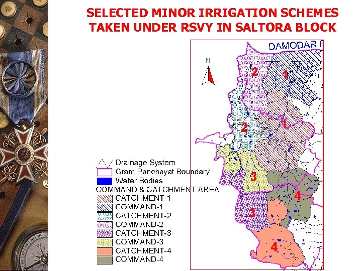 SELECTED MINOR IRRIGATION SCHEMES TAKEN UNDER RSVY IN SALTORA BLOCK 