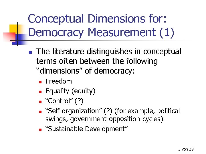 Global Democracy Ranking Project On Quality Of Democracy