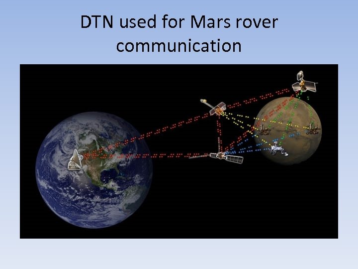 DTN used for Mars rover communication 