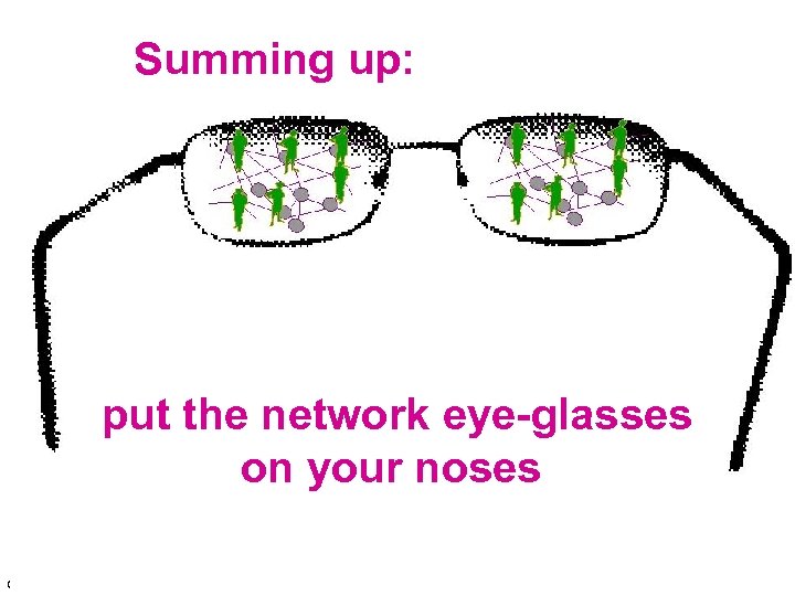 Summing up: put the network eye-glasses on your noses © E. Gummesson 2011 15