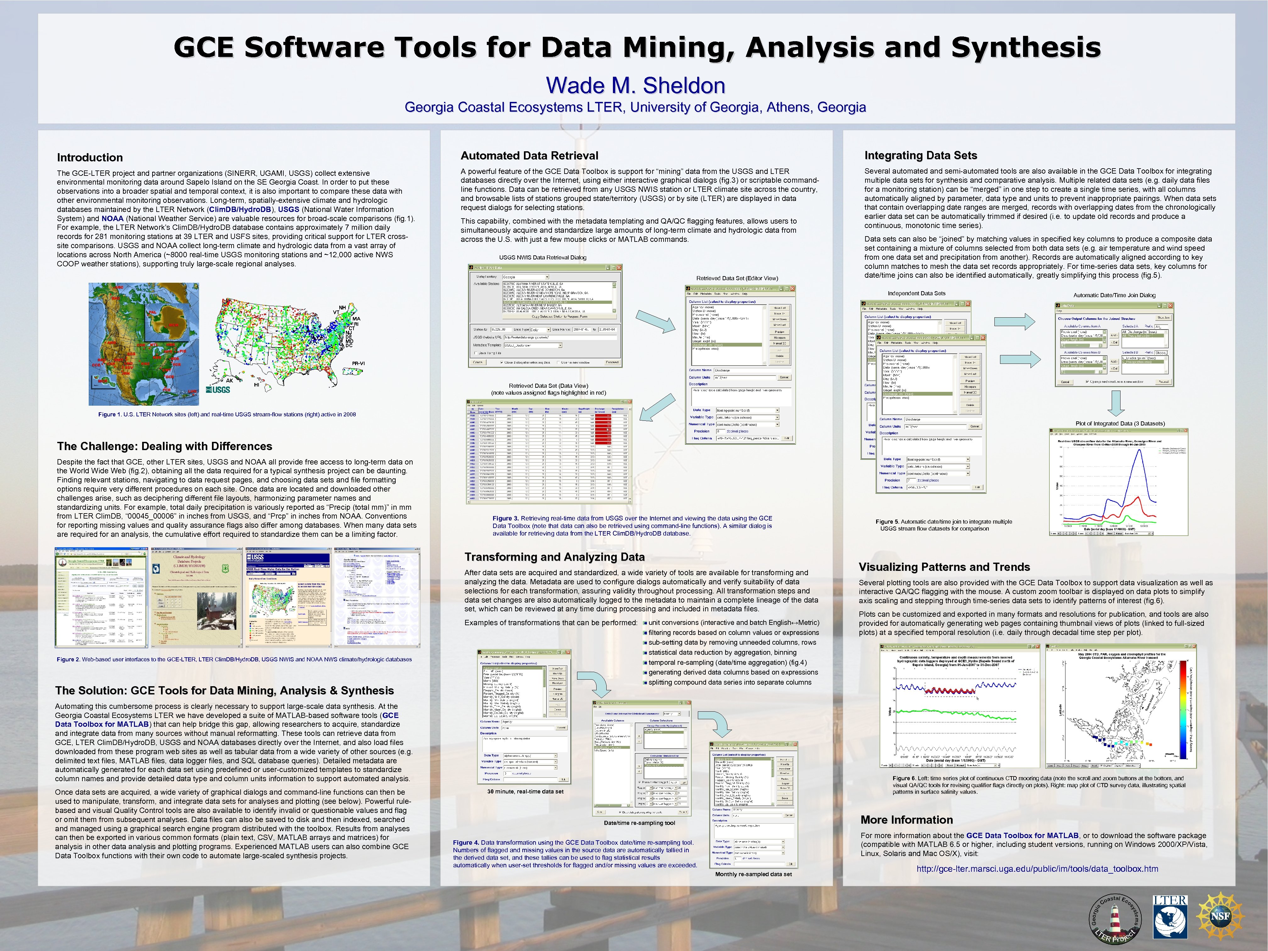 GCE Software Tools for Data Mining, Analysis and Synthesis Wade M. Sheldon Georgia Coastal