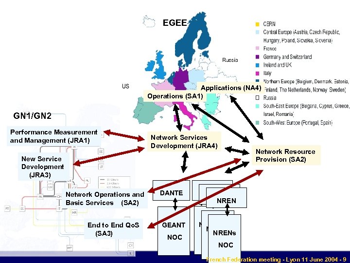 EGEE Applications (NA 4) Operations (SA 1) GN 1/GN 2 Performance Measurement and Management