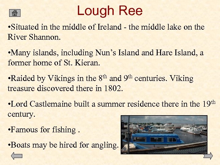 Lough Ree • Situated in the middle of Ireland - the middle lake on