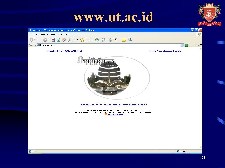 www. ut. ac. id 21 