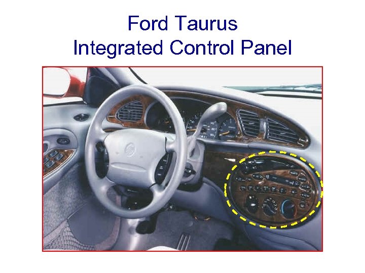 Ford Taurus Integrated Control Panel 