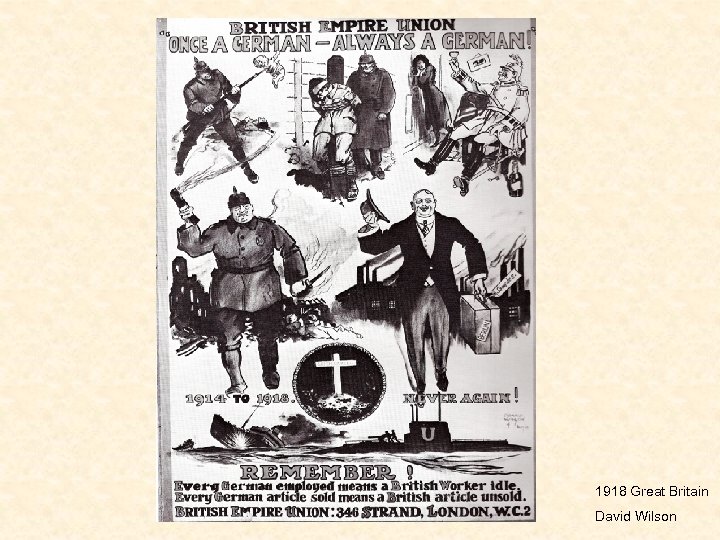 1918 Great Britain David Wilson 