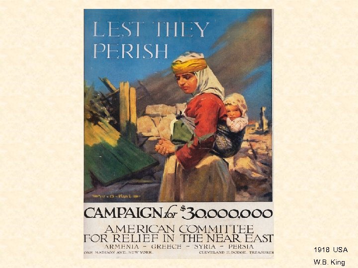 1918 USA W. B. King 