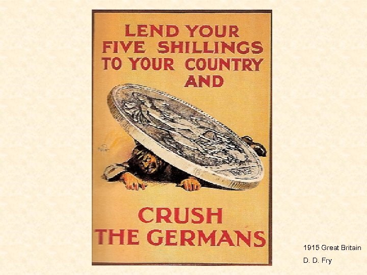 1915 Great Britain D. D. Fry 