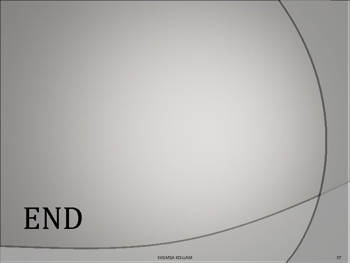 END KHSMSA KOLLAM 37 