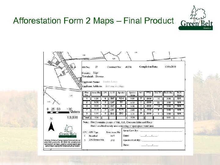 Afforestation Form 2 Maps – Final Product 