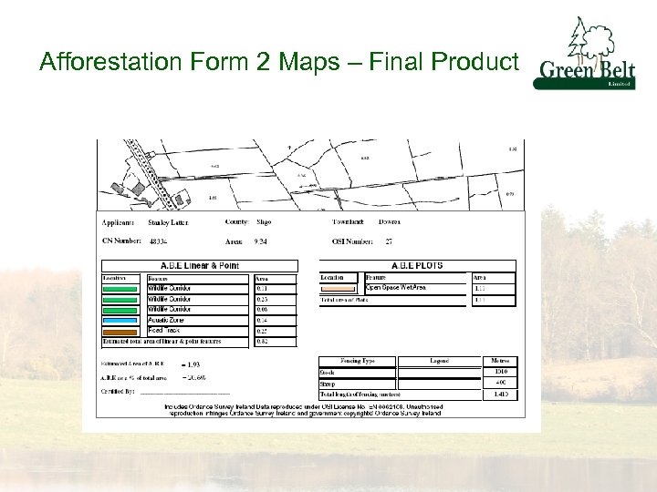 Afforestation Form 2 Maps – Final Product 