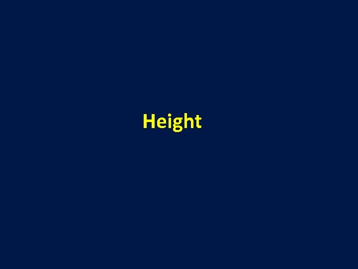 Height 