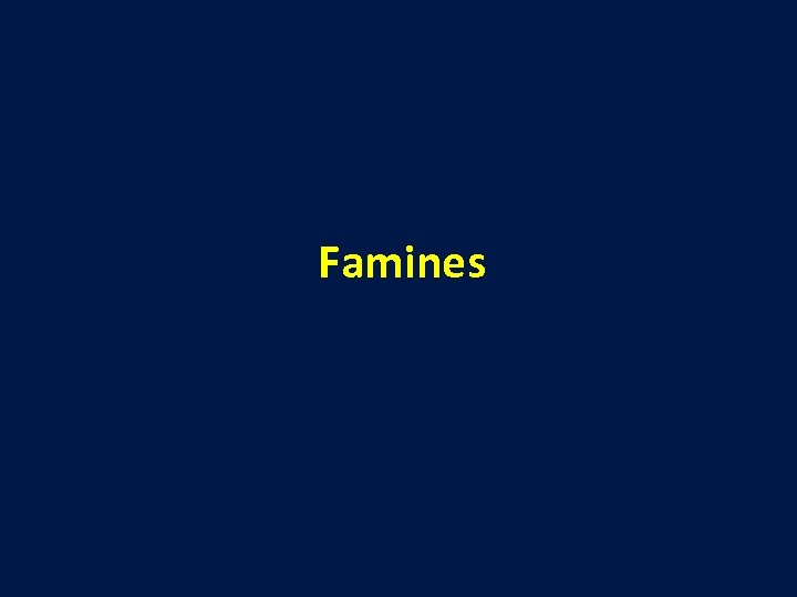 Famines 