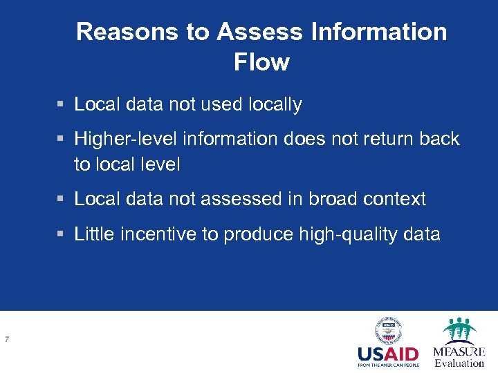 Reasons to Assess Information Flow § Local data not used locally § Higher-level information